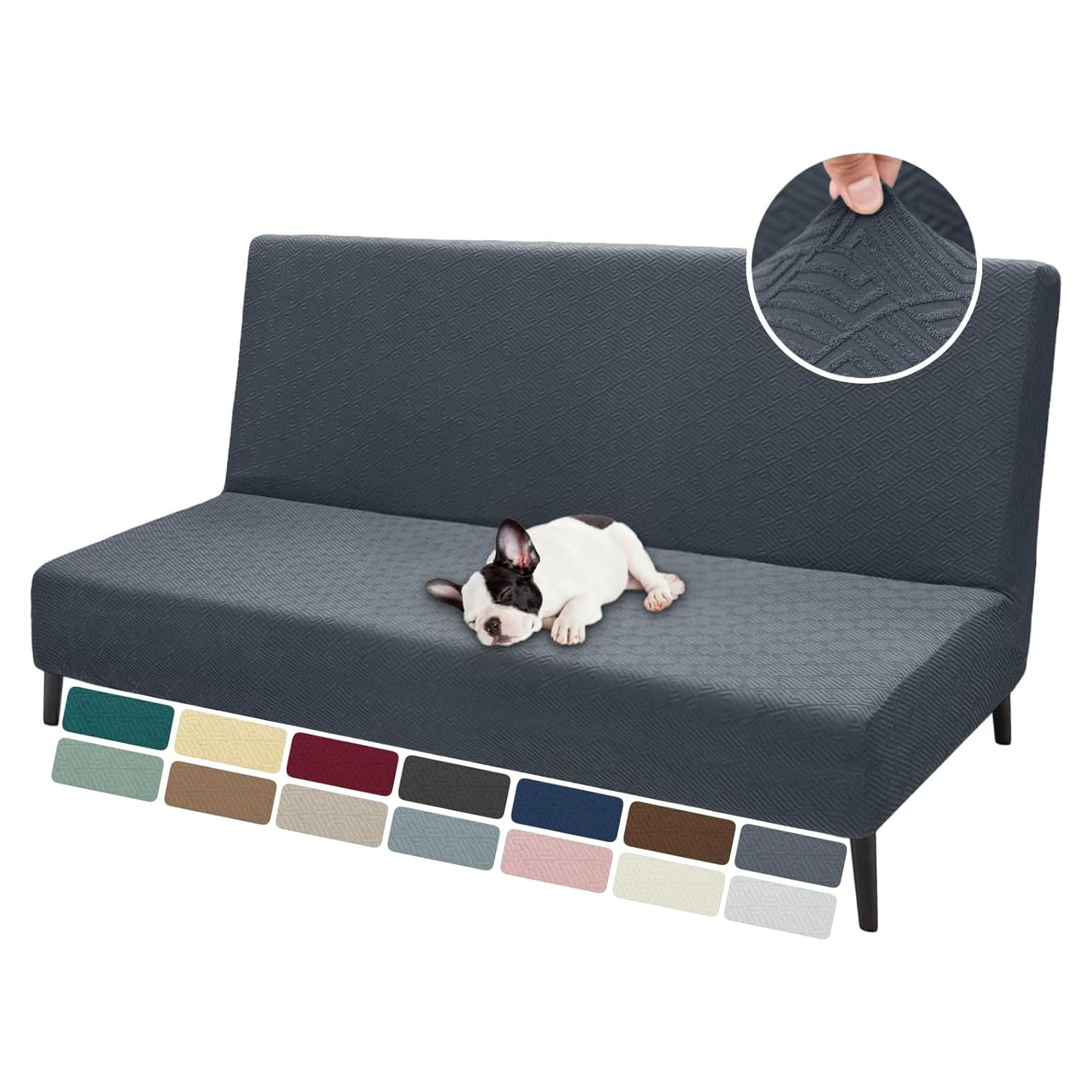 Funda de Futón ZNSAYOTX Gris Oscuro 170-210cm Antideslizante