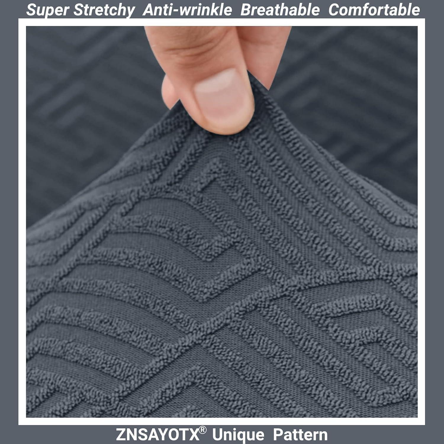 Funda de Futón ZNSAYOTX Gris Oscuro 170-210cm Antideslizante