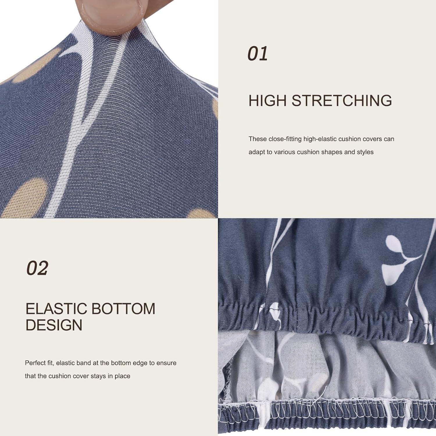 Funda de Cojín de Sofá SearchI Pequeña Azul Grisáceo