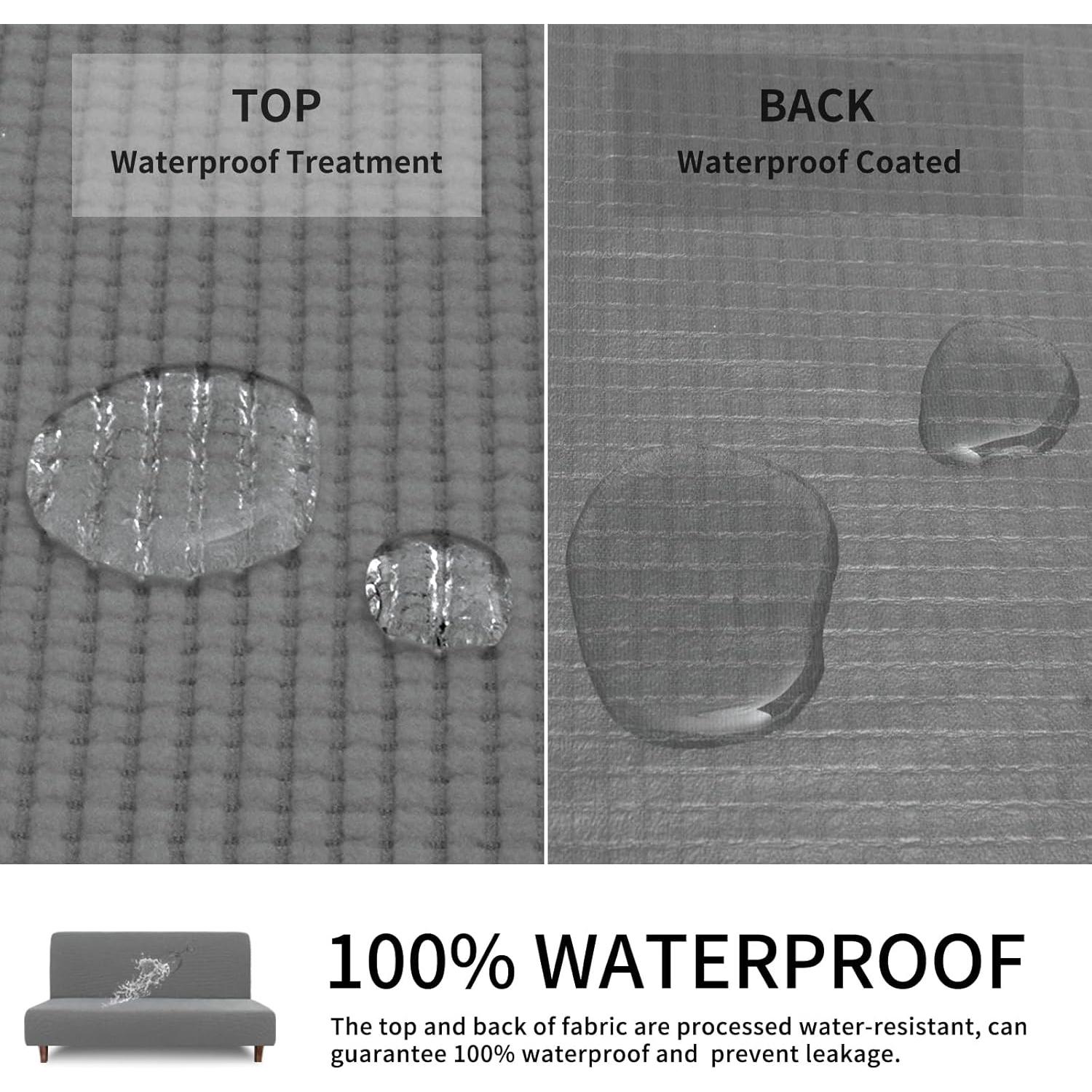 Funda de Sofá Impermeable Easy-Going Jacquard Gris 165-216 cm