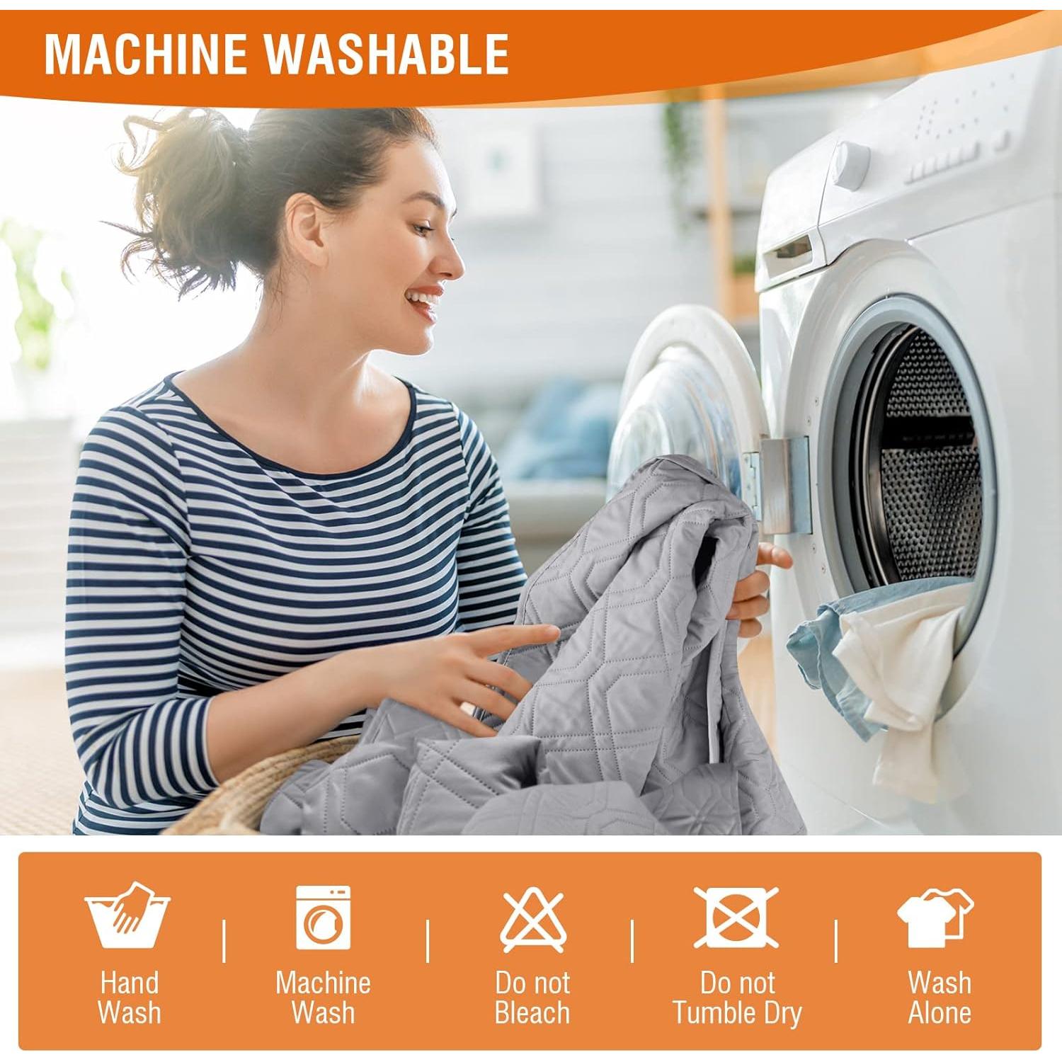 Funda de Sillón Reclinable VANSOFY 100% Impermeable 60 cm Gris