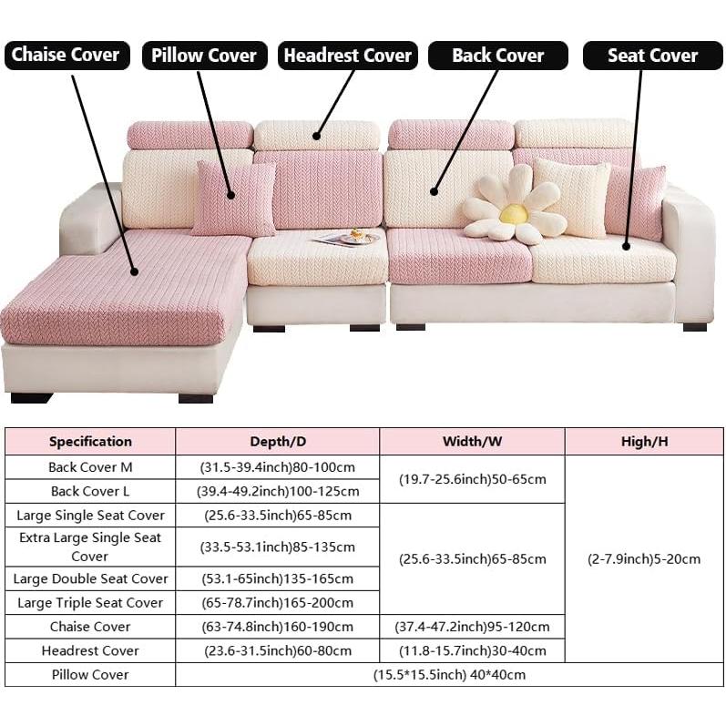 Funda de Sofá Mágica Disayu Gris Claro Ajustable L