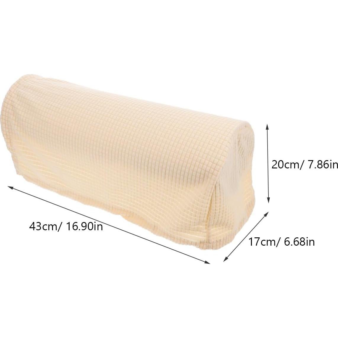 Fundas Elásticas para Reposabrazos Sofá SUPVOX Beige 2 Pcs