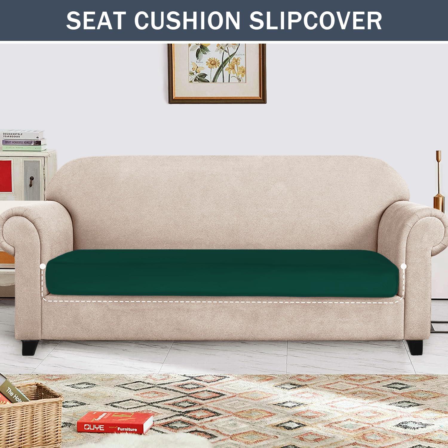 Funda de Cojín Rectangular CONRUSER Terciopelo Verde Mediana