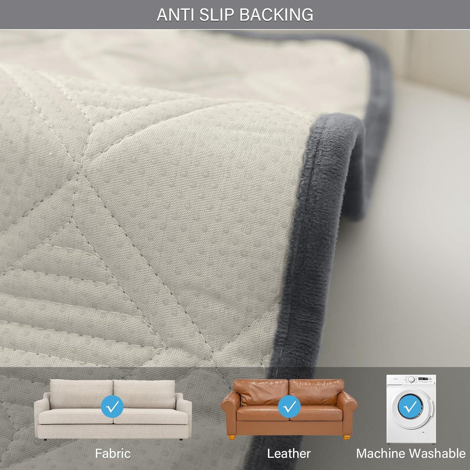 Funda de Sofá Seccional Deep Dream Gris Oscuro 71x71 cm