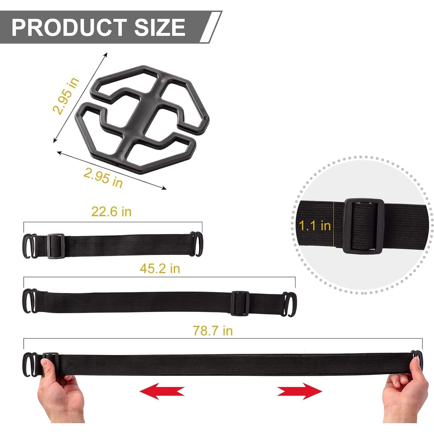 Correas Elásticas Ajustables Genina para Sofá Reclinable 3 Asientos