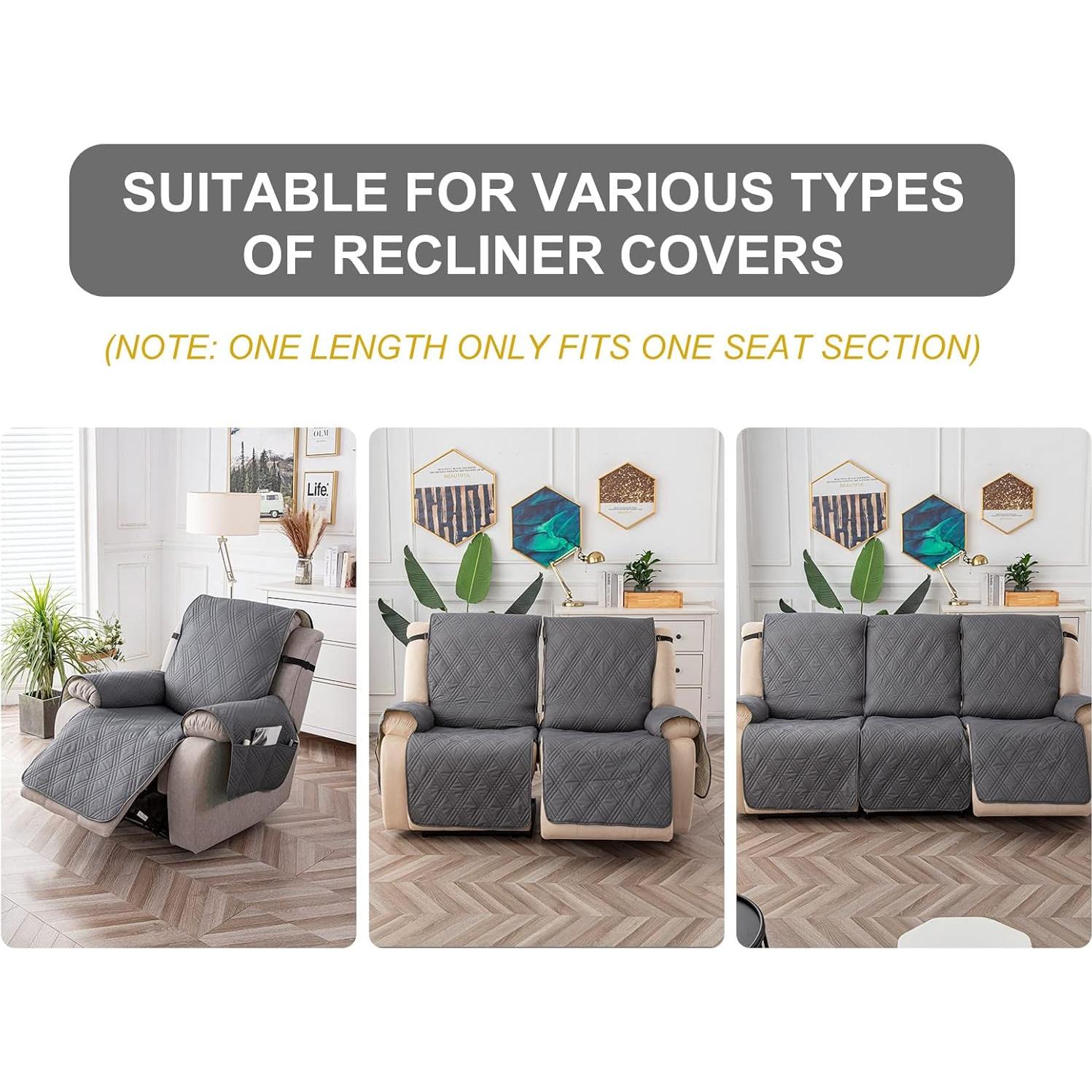 Correas Elásticas Ajustables Genina para Sofá Reclinable 3 Asientos