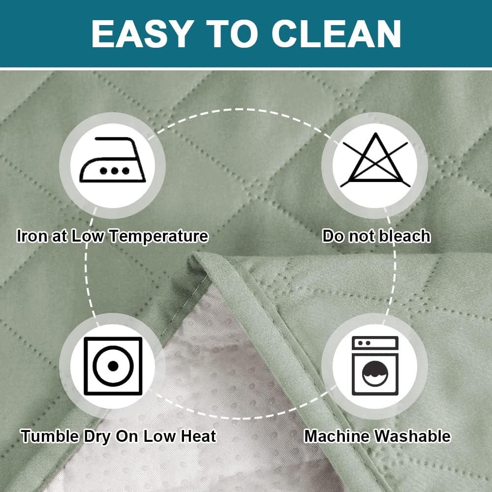 Funda de Sofá Impermeable Turquoize 3 Cojines Salvia