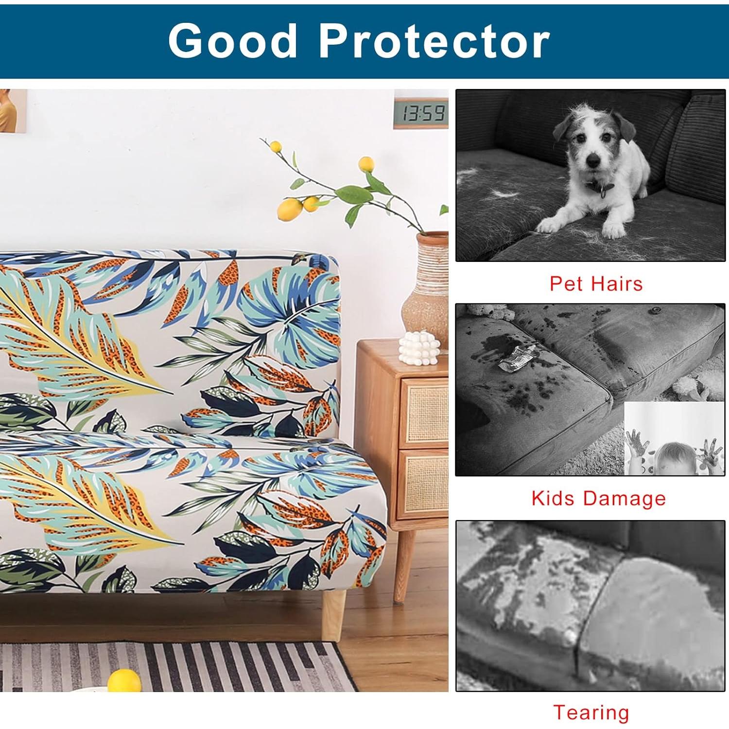 Funda de Futón Elástica WOMACO para Sofá Cama 190.5-219.1cm