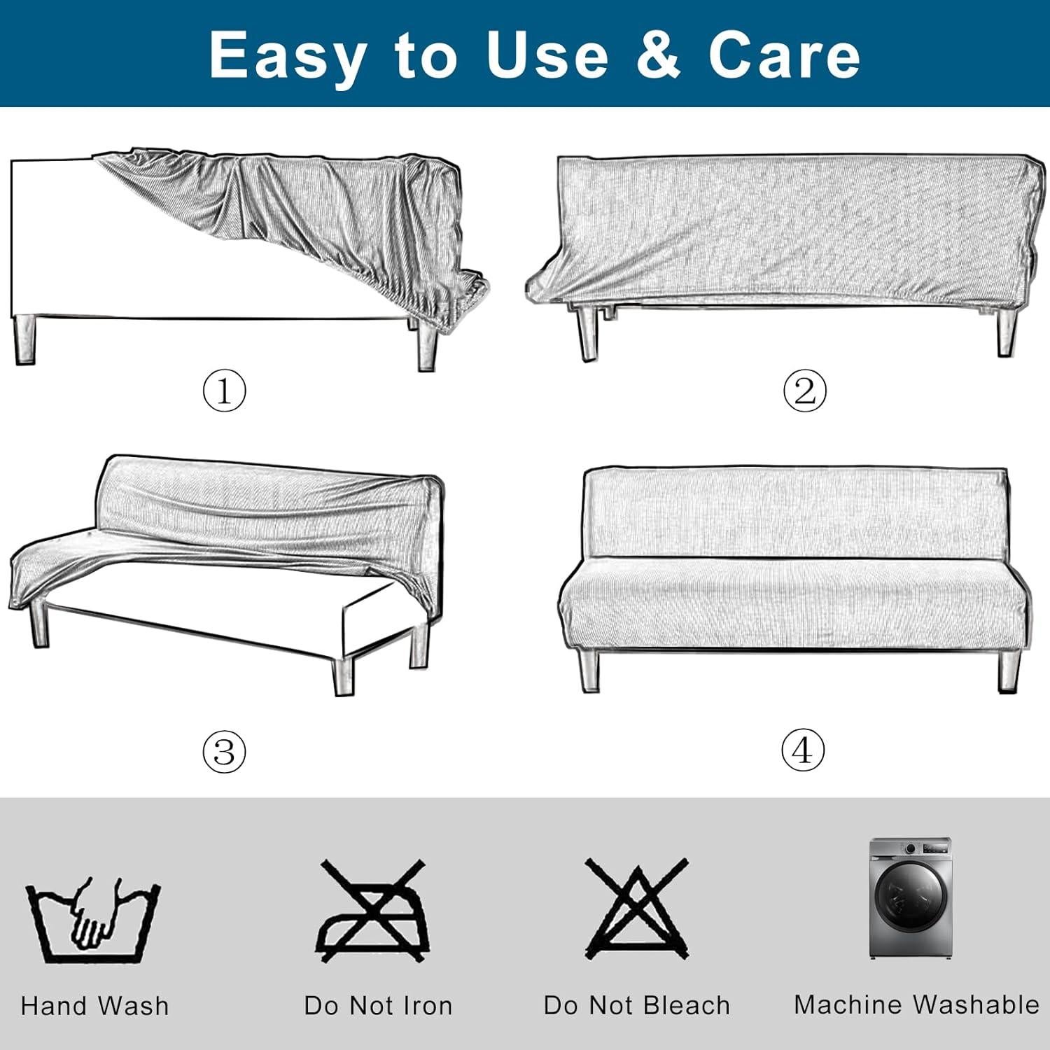 Funda de Futón Elástica WOMACO para Sofá Cama 190.5-219.1cm