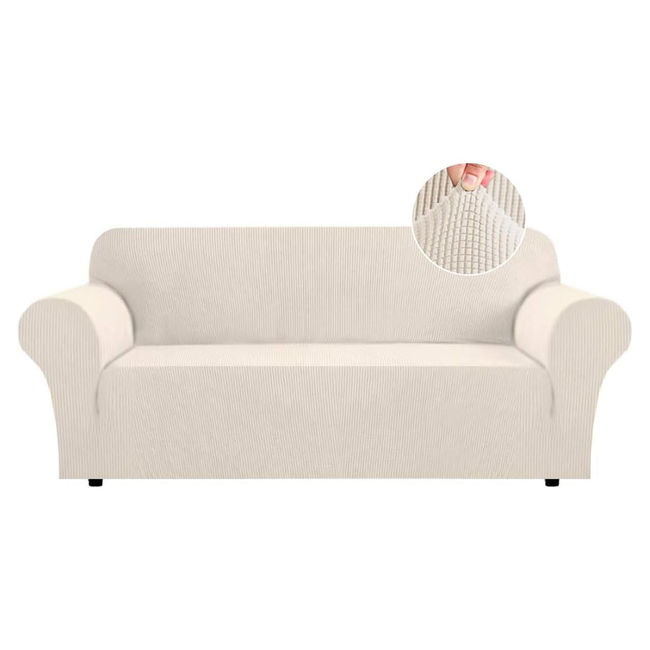 Funda de Sofá Flamingo P Antideslizante Grande Beige Biscotti