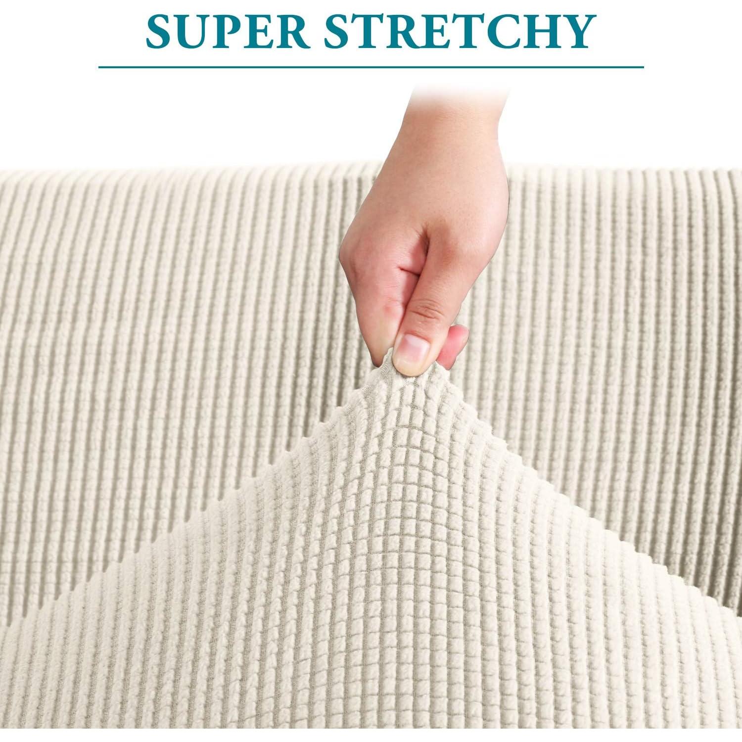 Funda de Sofá Flamingo P Antideslizante Grande Beige Biscotti