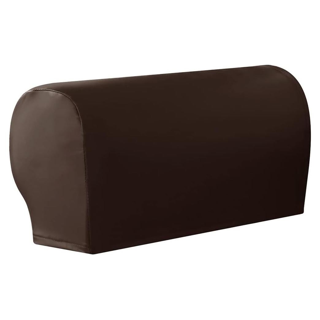 Cubiertas de Reposabrazos vctops de Cuero Sintético Impermeable 2 Piezas