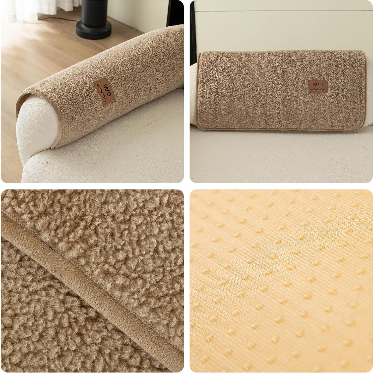 Funda de Sofá Antideslizante MDSASFD 91x180 cm Café