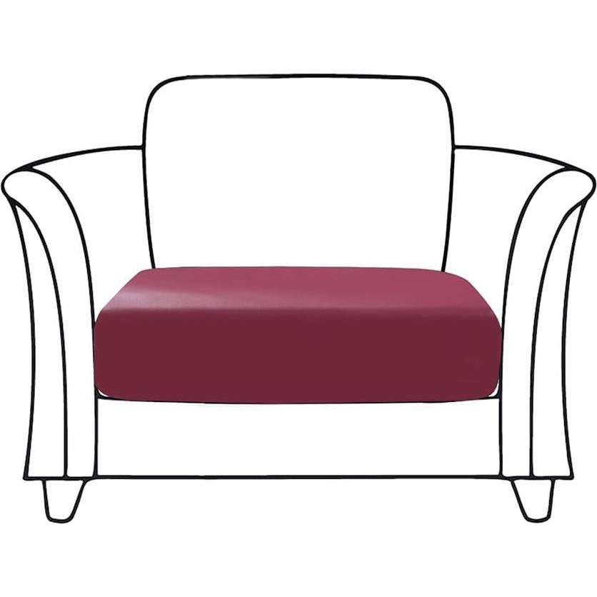 Funda de Cojín Impermeable HOOBUY 1pc Vino Estirable 63.5x69.9cm