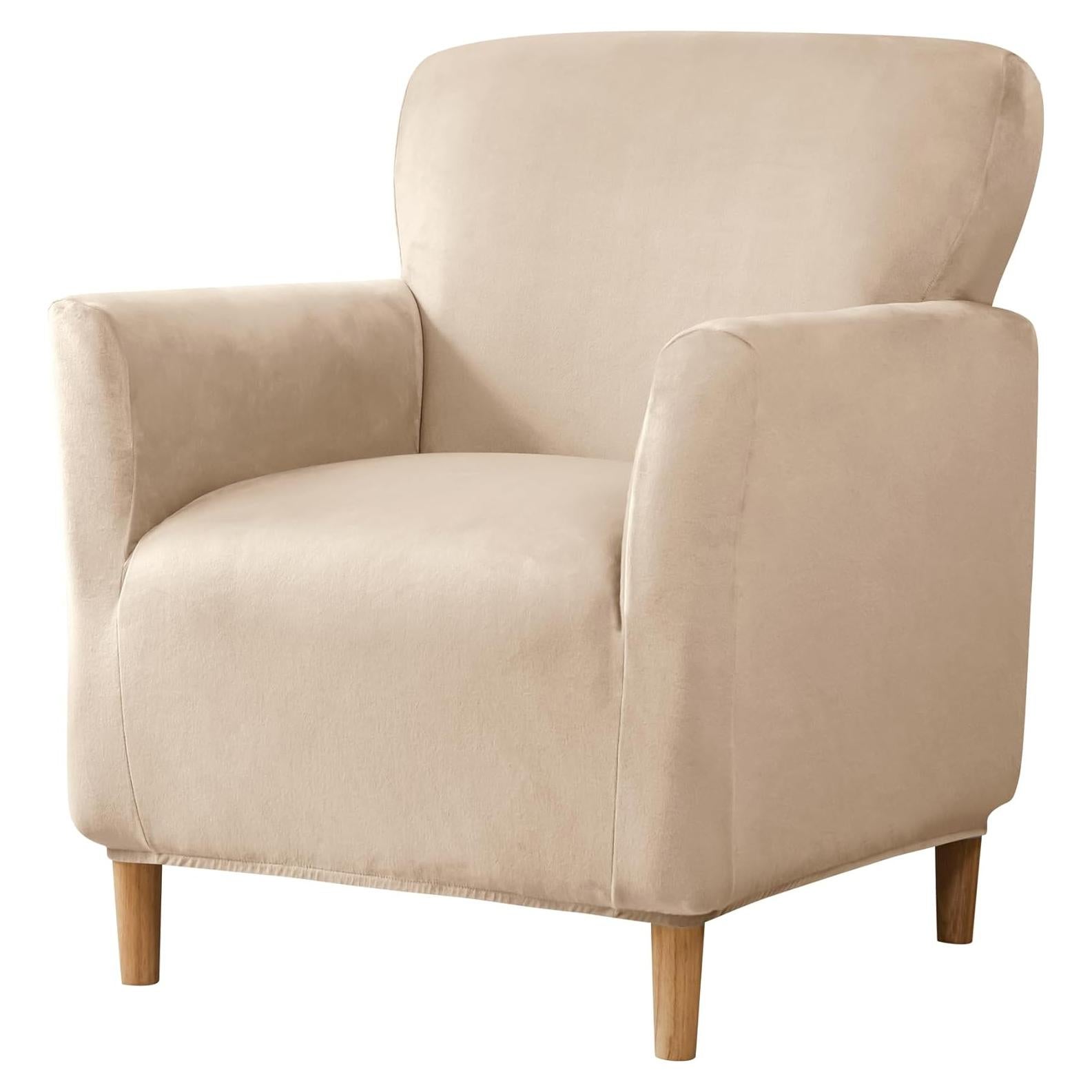 Funda de Silla Estirable Elehealthy Crema Antideslizante