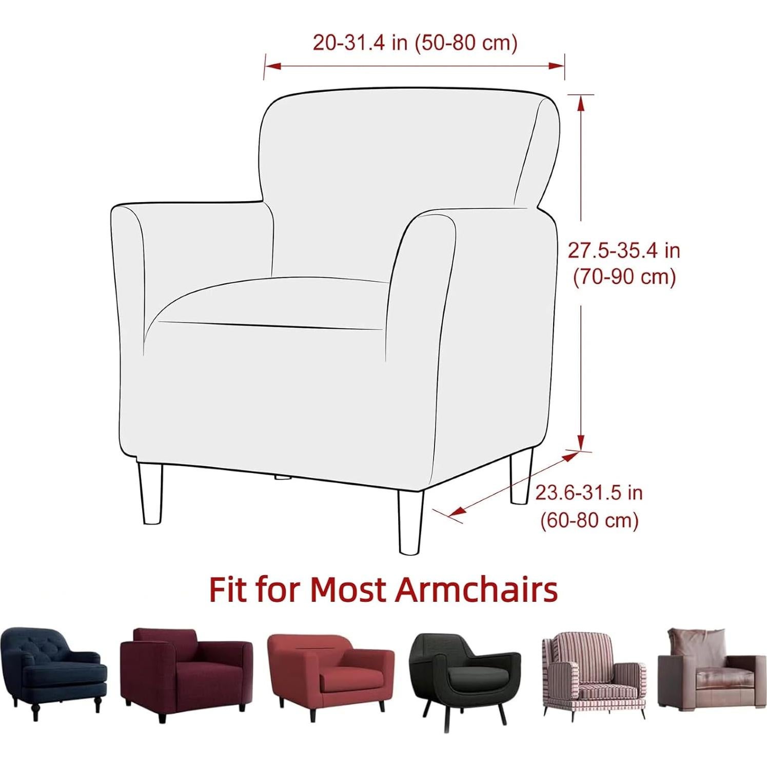 Funda de Silla Estirable Elehealthy Crema Antideslizante