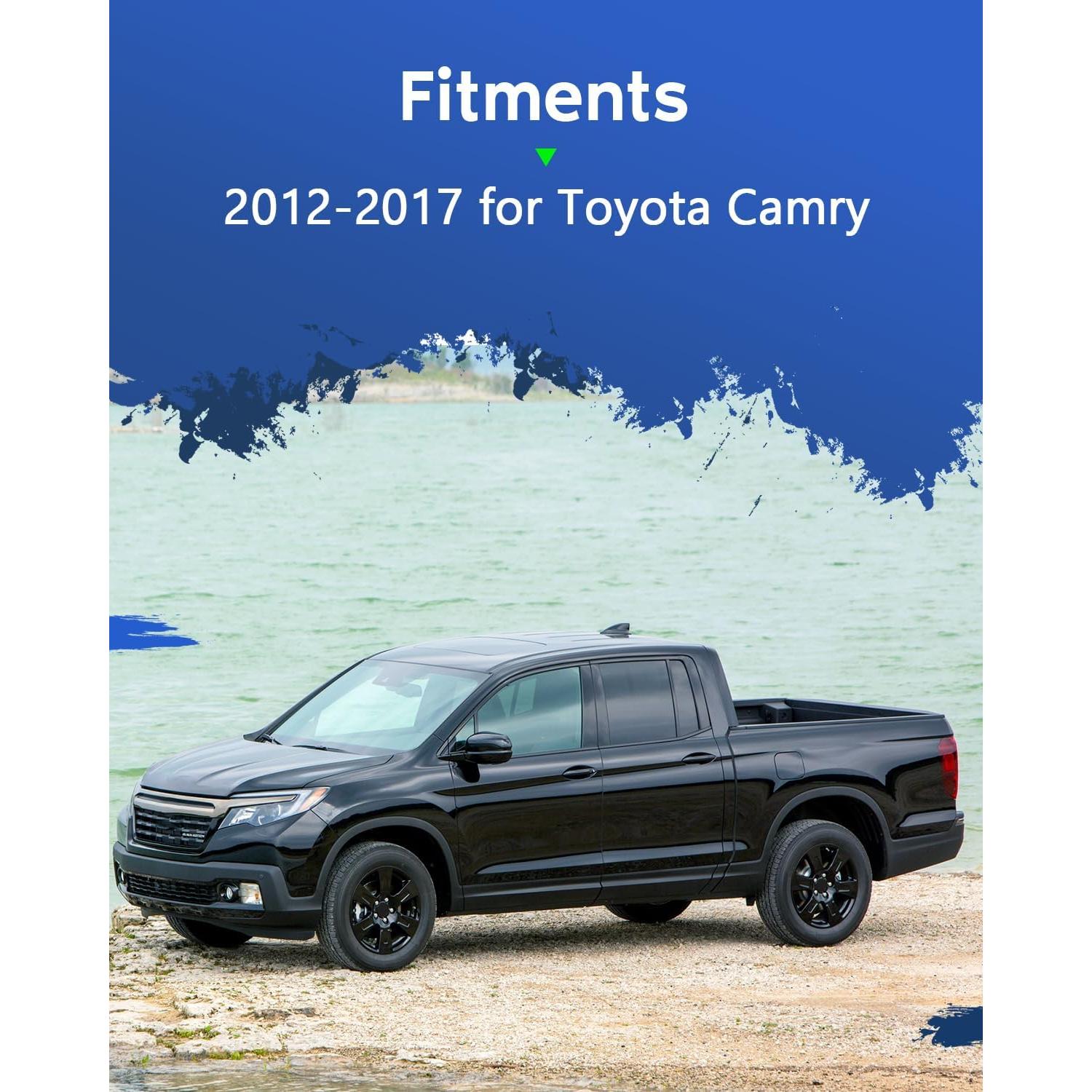 Cubiertas de Manijas de Puerta LUJUNTEC 4PCS para Honda Negro