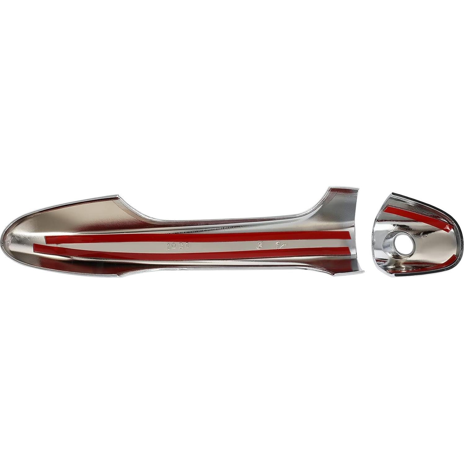 Cubiertas de Manija de Puerta Cromadas LUJUNTEC para Toyota RAV4 y Tacoma