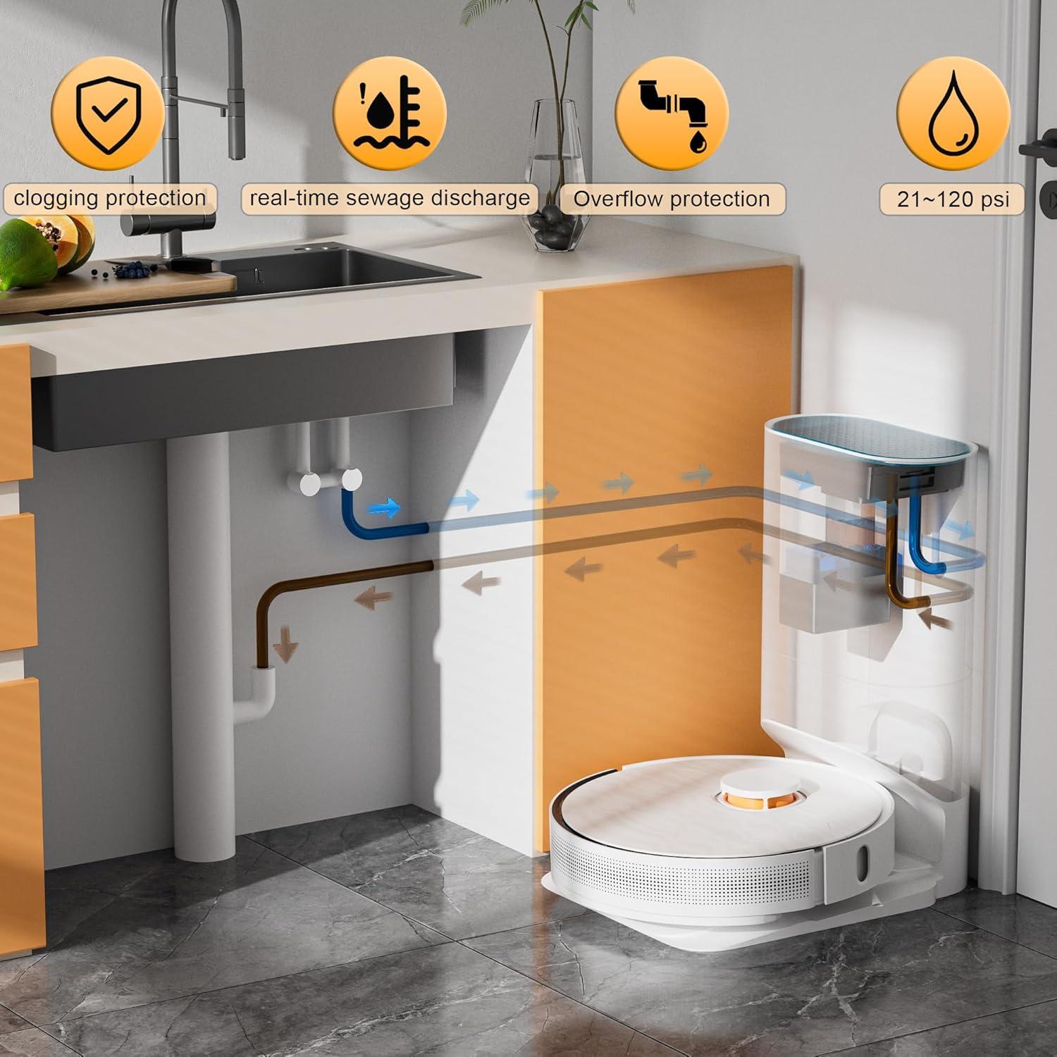 Kit de Conexión de Agua Dreame L10s Pro Ultra / X50 Ultra