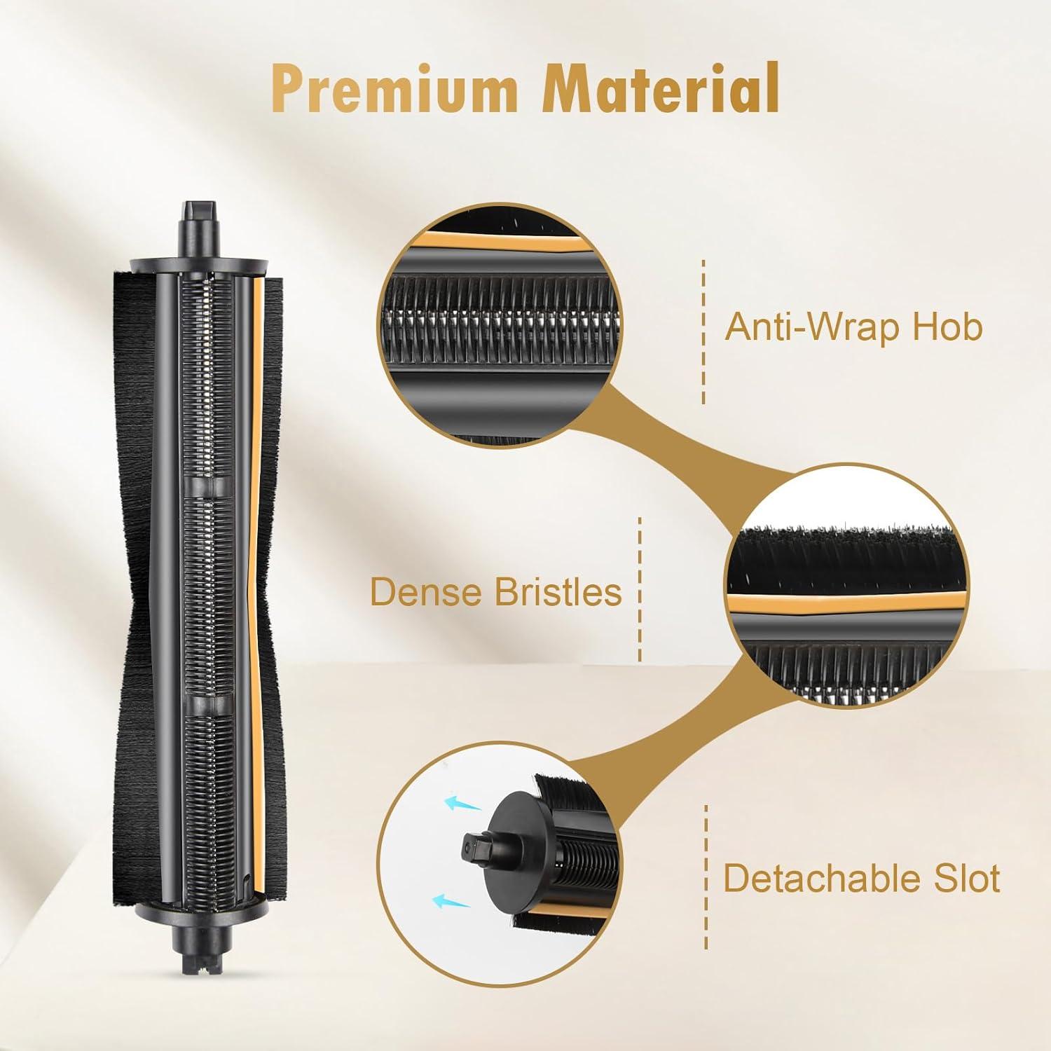 Cepillo Anti-Enredos DrFlito para Aspiradora Robótica Dreame X40 Ultra