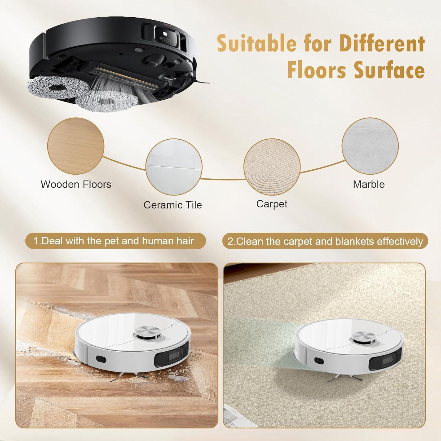 Cepillo Anti-Enredos DrFlito para Aspiradora Robótica Dreame X40 Ultra