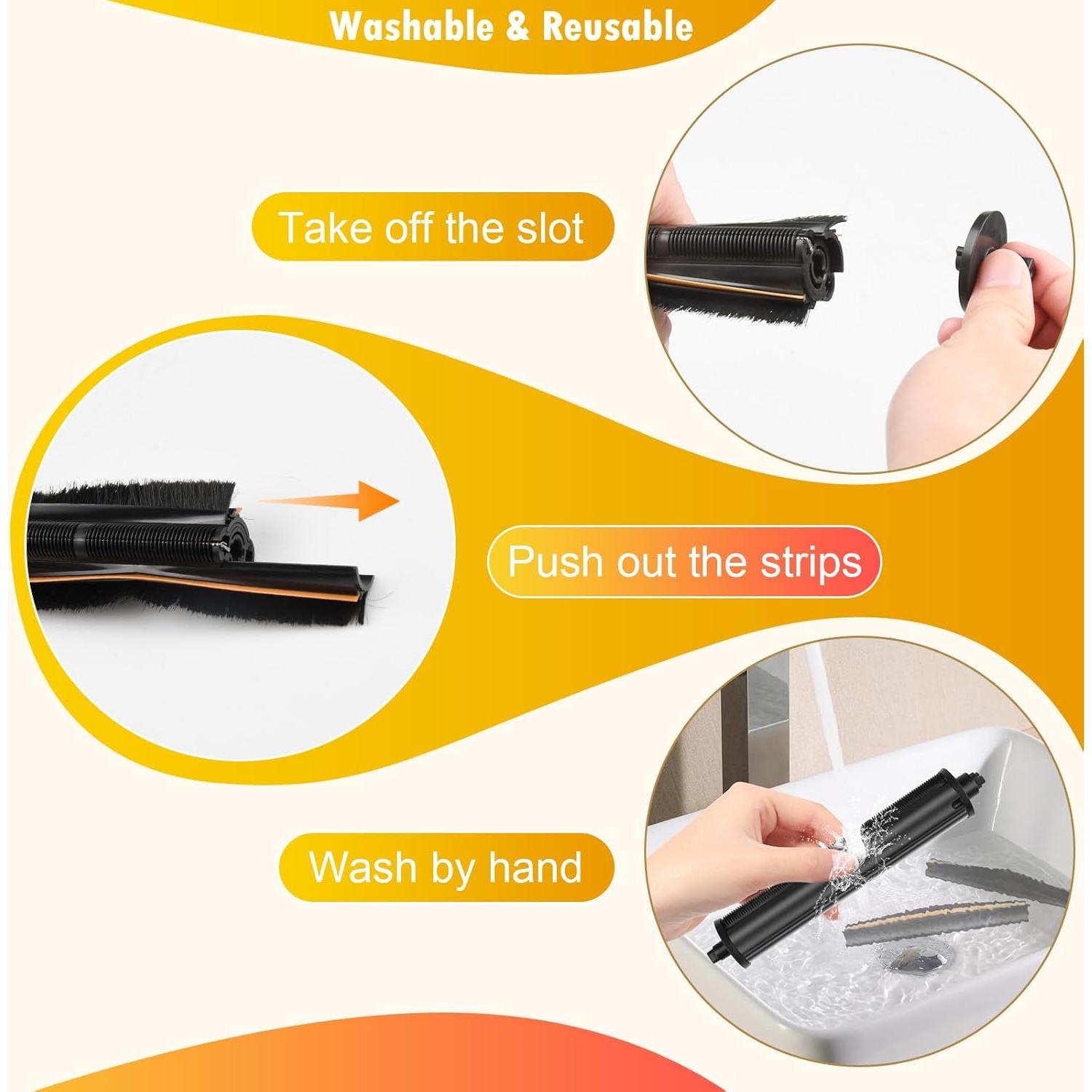 Cepillo Anti-Enredos DrFlito para Aspiradora Robótica Dreame X40 Ultra