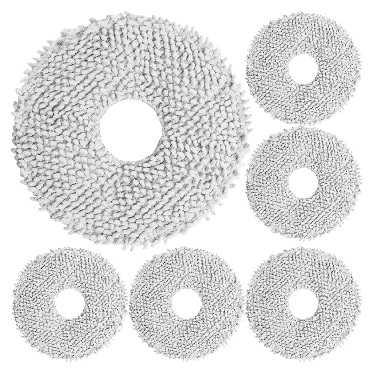 Paquete de 6 paños de microfibra Rrochio para aspiradoras Dreame