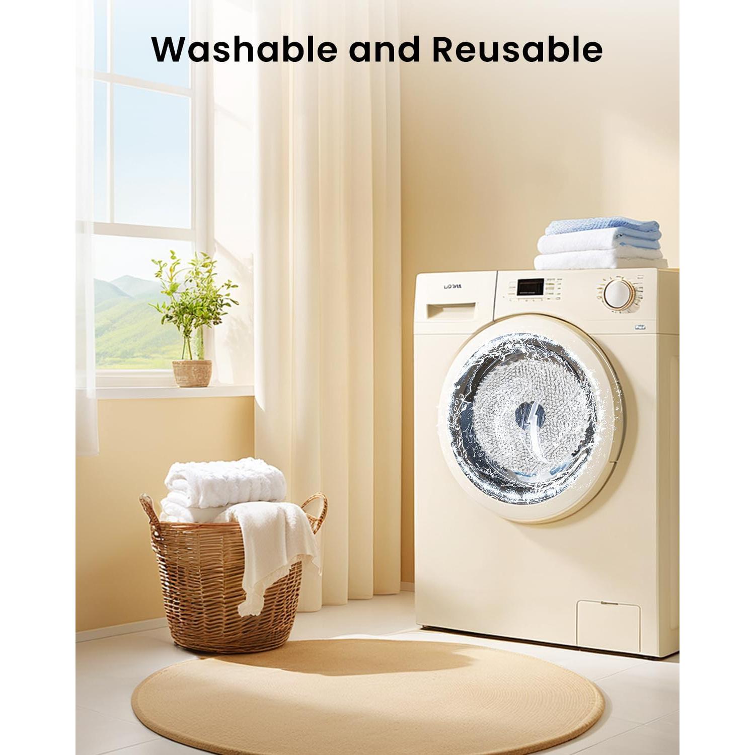 Paquete de 6 paños de microfibra Rrochio para aspiradoras Dreame