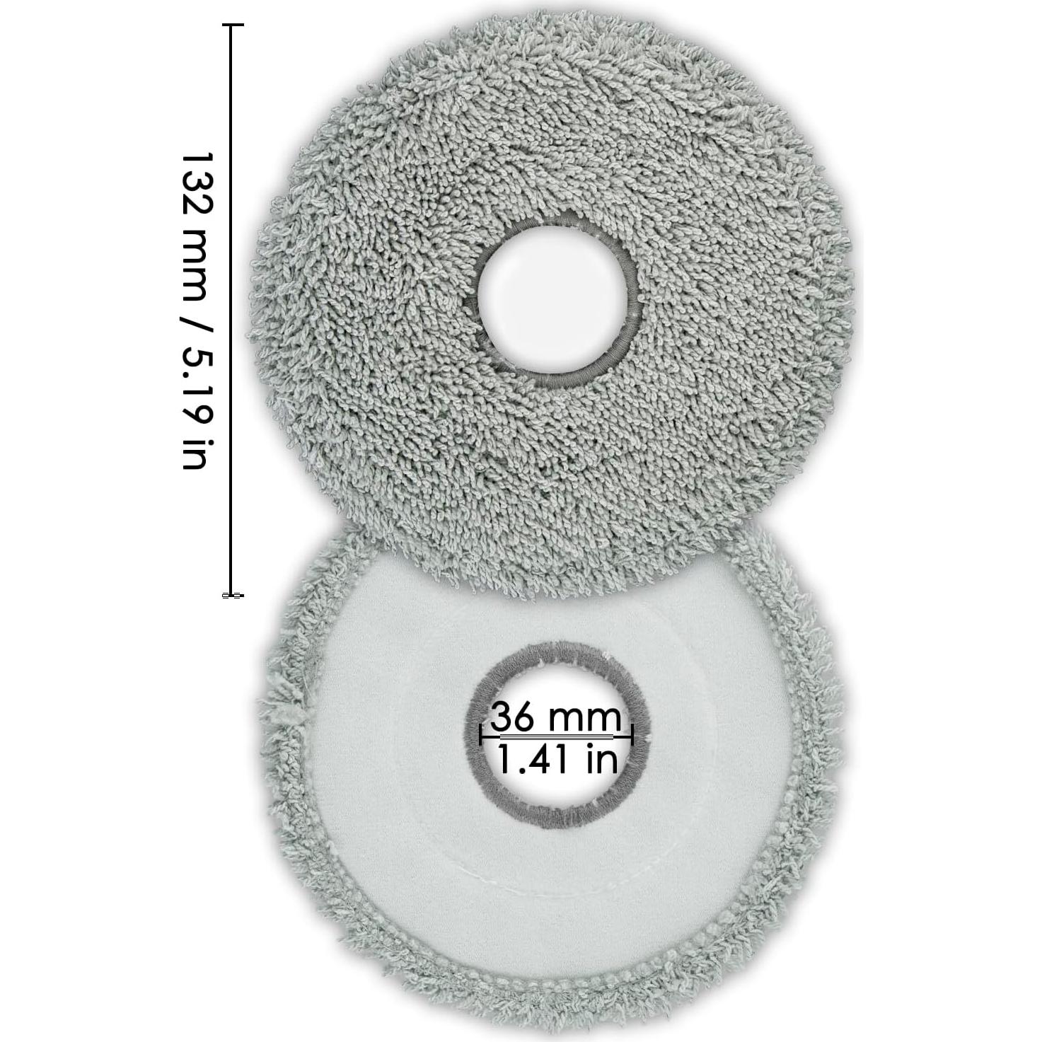 6 Almohadillas de Reemplazo Microfibra LemonRunRun para Dreame