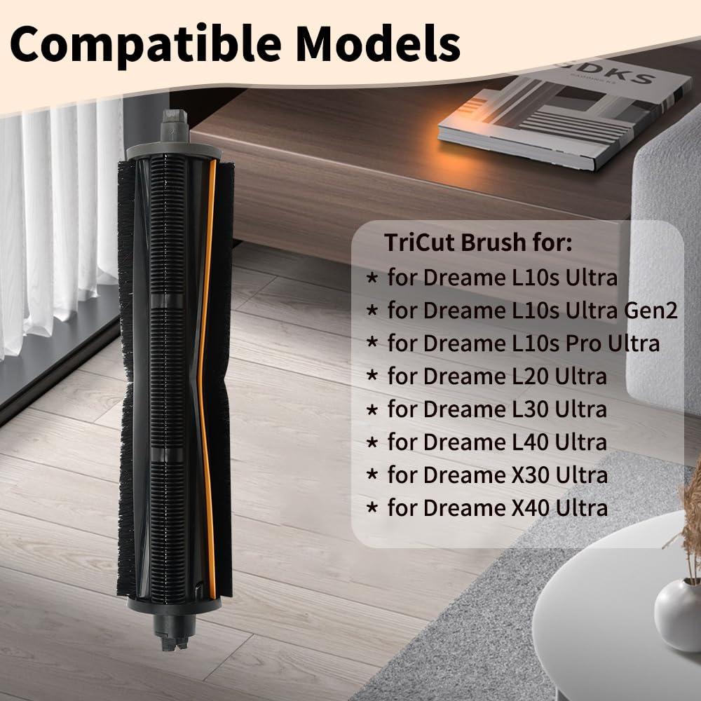 Cepillo TriCut Reemplazo Dreame L10s/L20/X30/X40 - Anti-enredos
