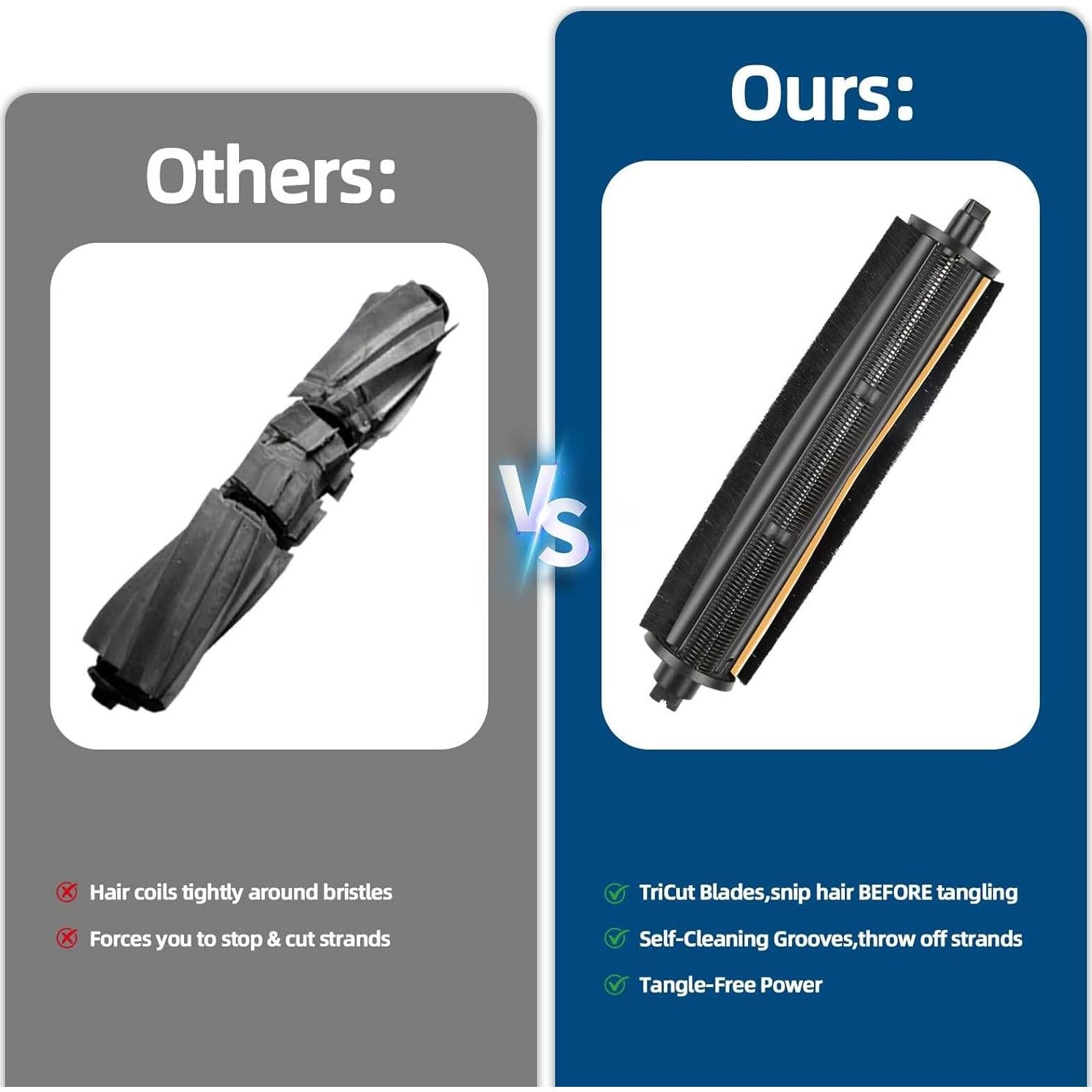 Cepillo de Reemplazo TriCut para Aspiradoras Dreame y MOVA