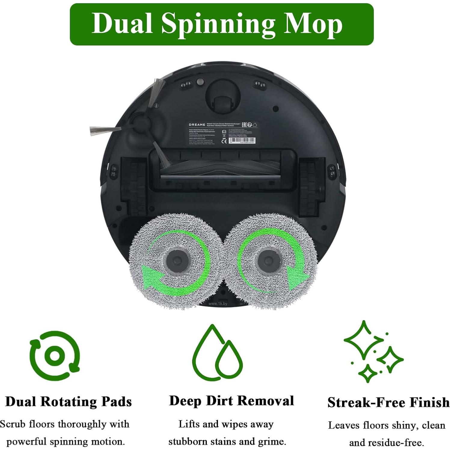 Paquete de 10 almohadillas de mopa Soniicmomo para Dreame