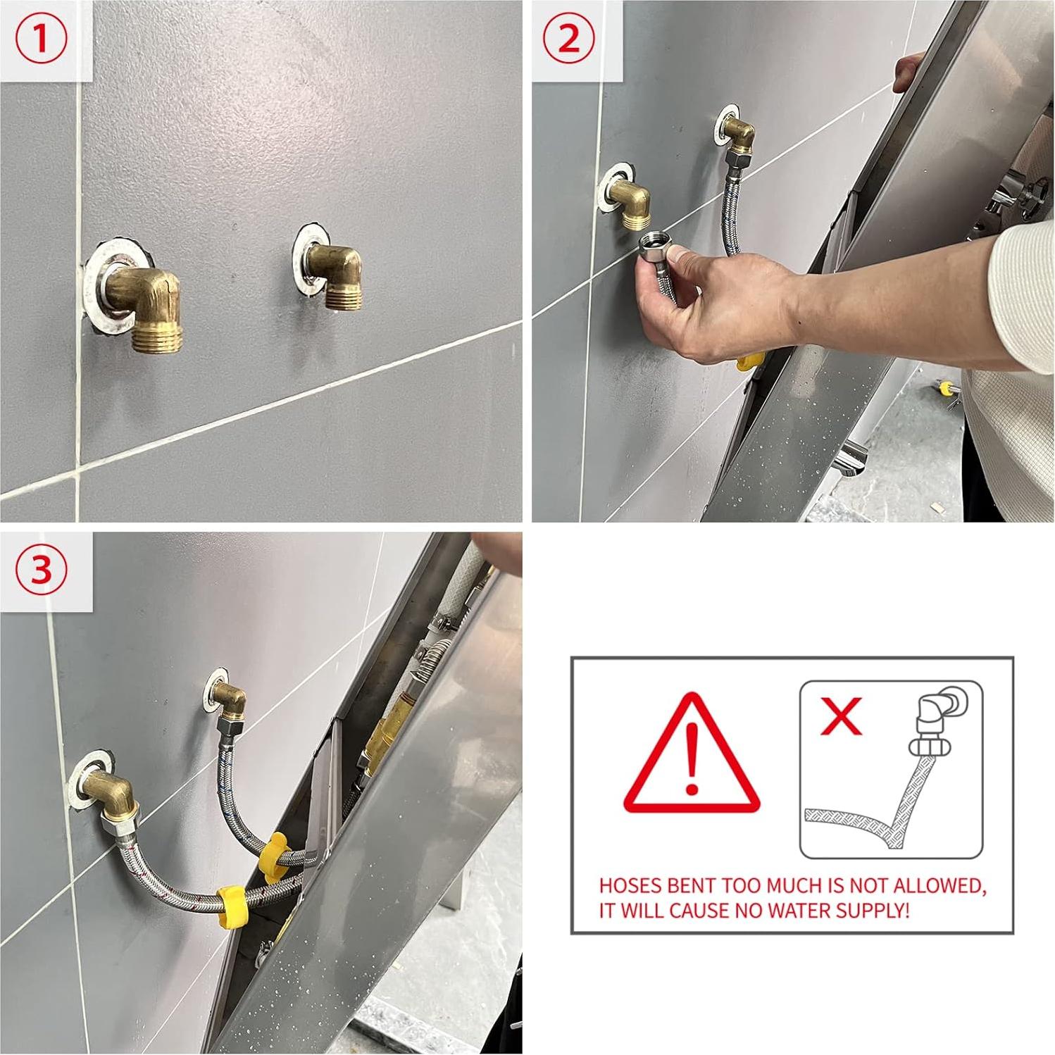 Panel de Ducha LED MENATT 6 en 1 Acero Inoxidable Cepillado
