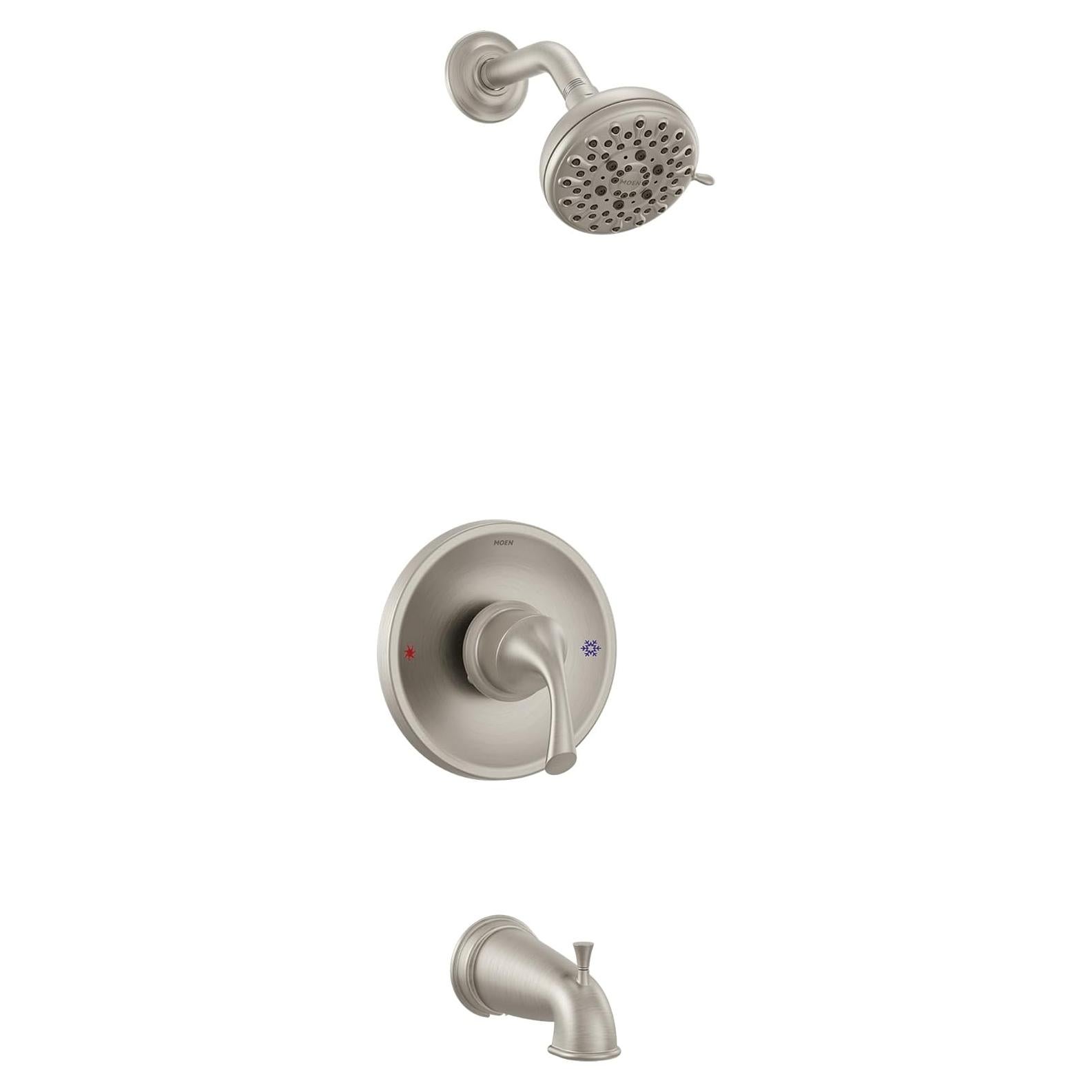 Ducha y Bañera Moen Idora Níquel Cepillado Posi-Temp 82115SRN