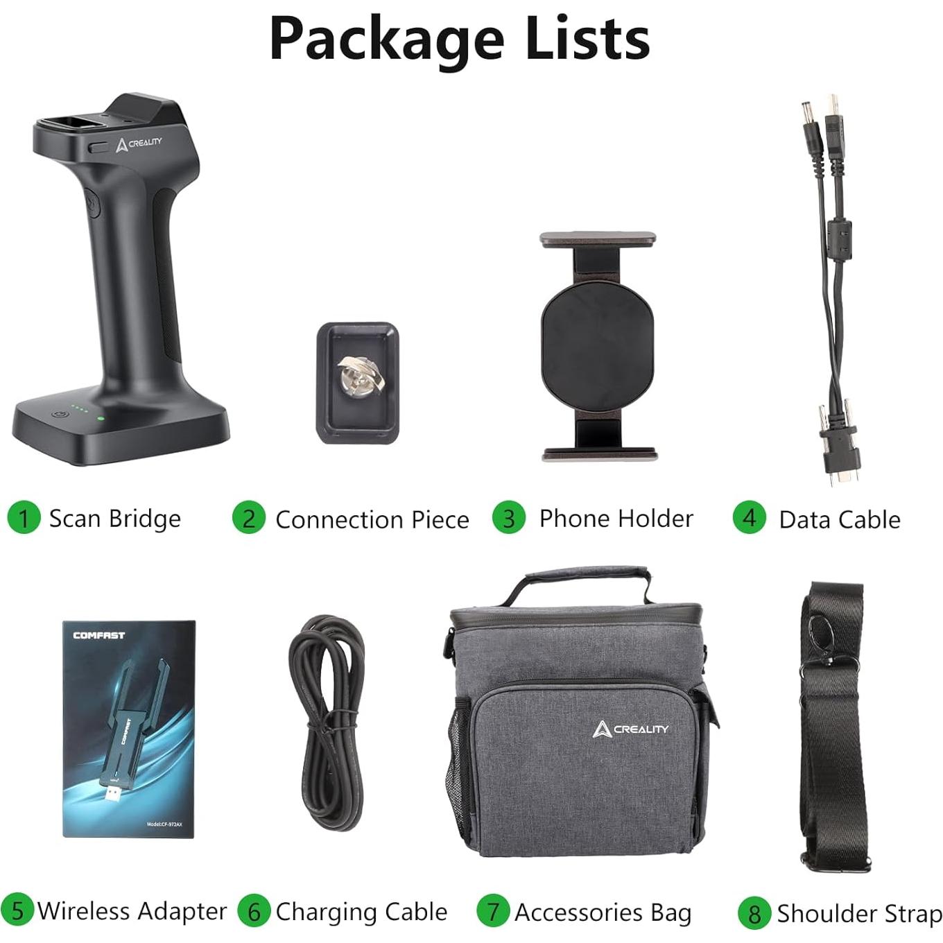 Puente de Escaneo Inalámbrico Creality para CR-Scan Raptor