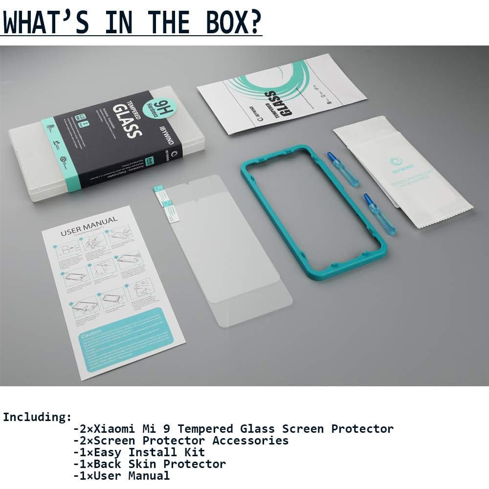 Protector de Pantalla Ibywind para Xiaomi Mi 9/9 Pro - Vidrio Templado