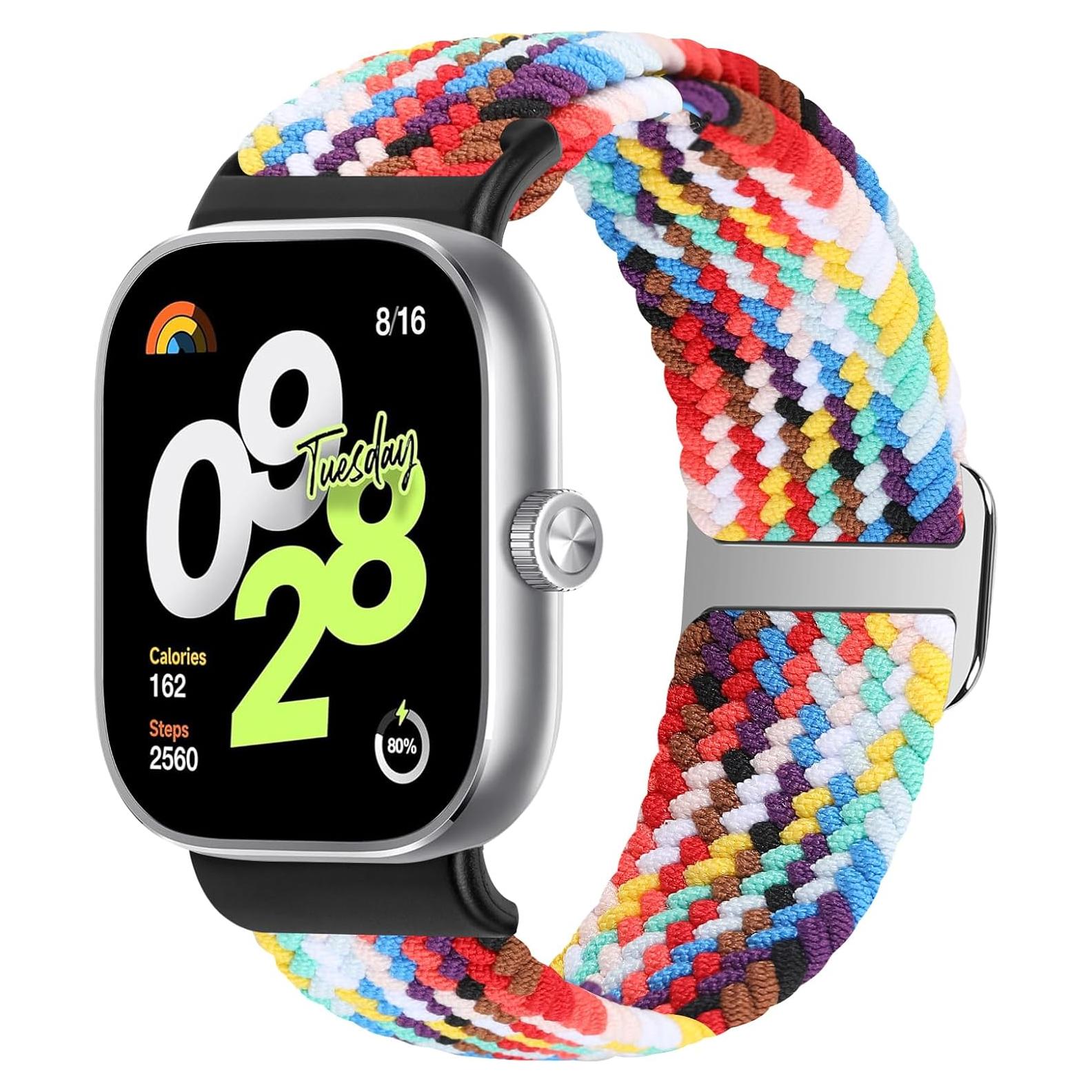 Correas de Nylon Trenzado WNIPH para Xiaomi Redmi Watch 5/4 y Smart Band 9/8 Pro