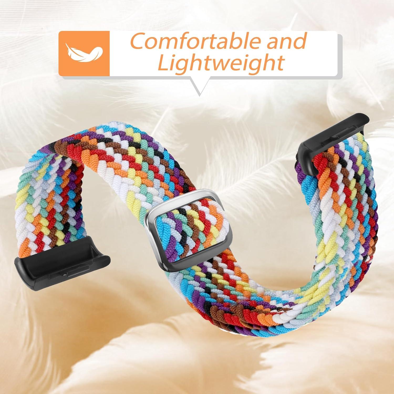 Correas de Nylon Trenzado WNIPH para Xiaomi Redmi Watch 5/4 y Smart Band 9/8 Pro