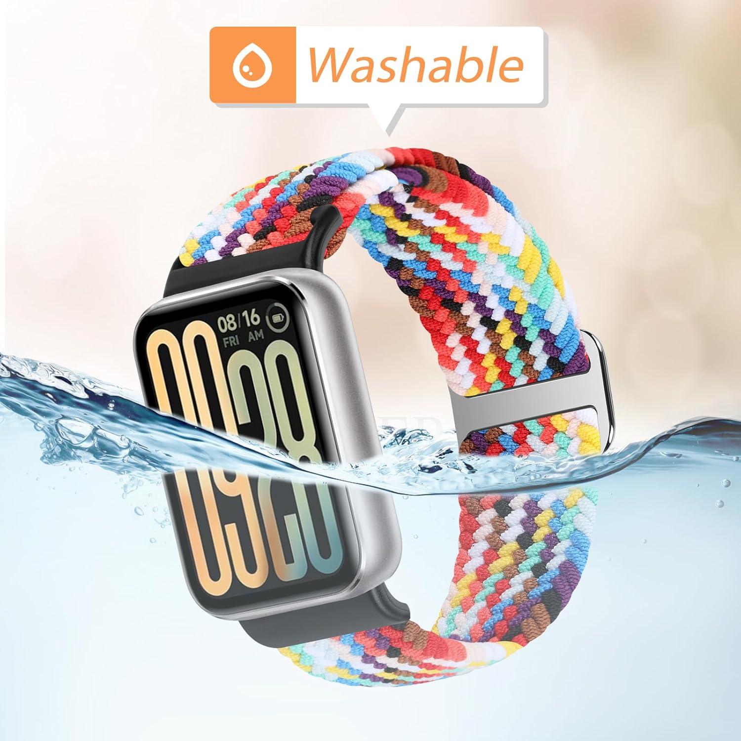 Correas de Nylon Trenzado WNIPH para Xiaomi Redmi Watch 5/4 y Smart Band 9/8 Pro