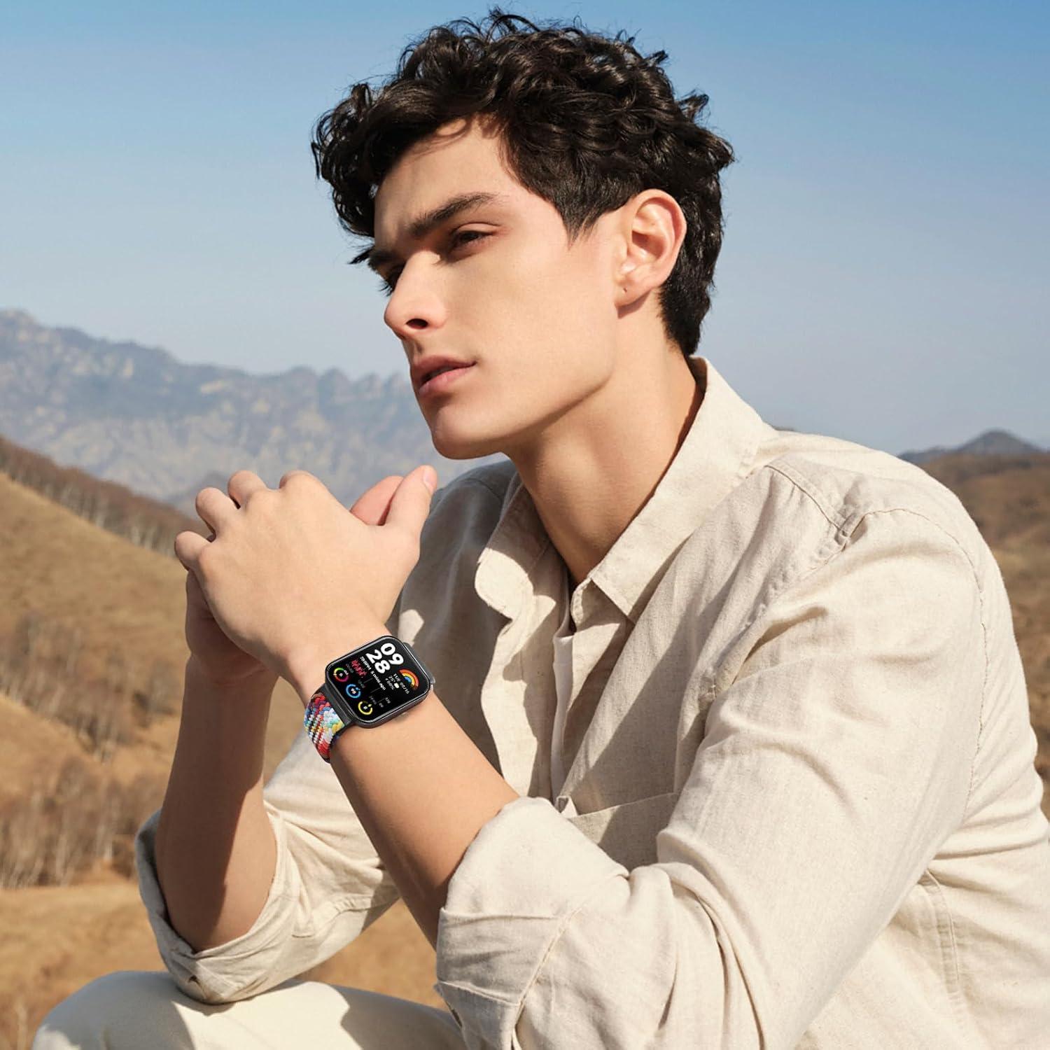 Correas de Nylon Trenzado WNIPH para Xiaomi Redmi Watch 5/4 y Smart Band 9/8 Pro