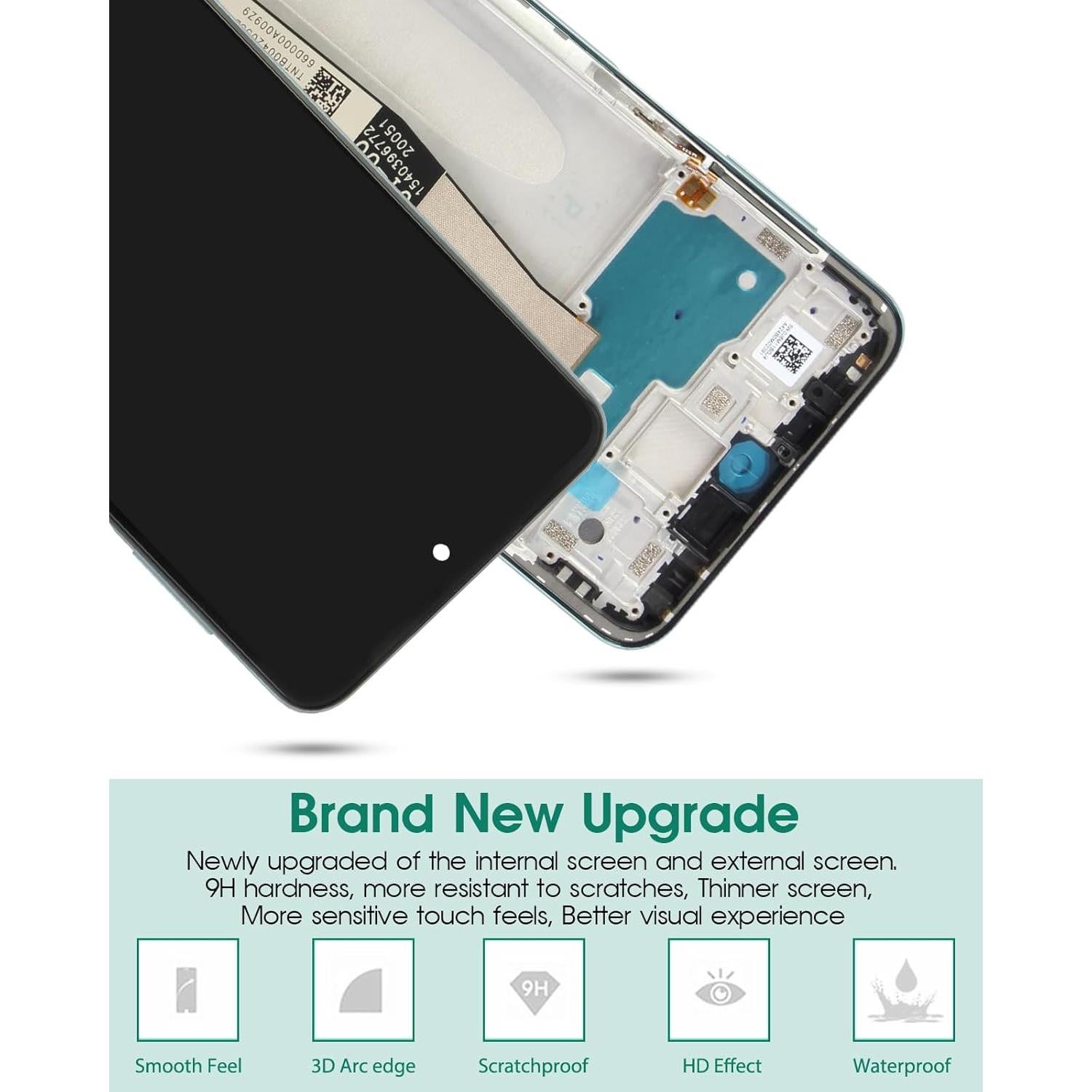 Pantalla LCD Táctil Reemplazo Azul para Redmi Note 9S/9 Pro