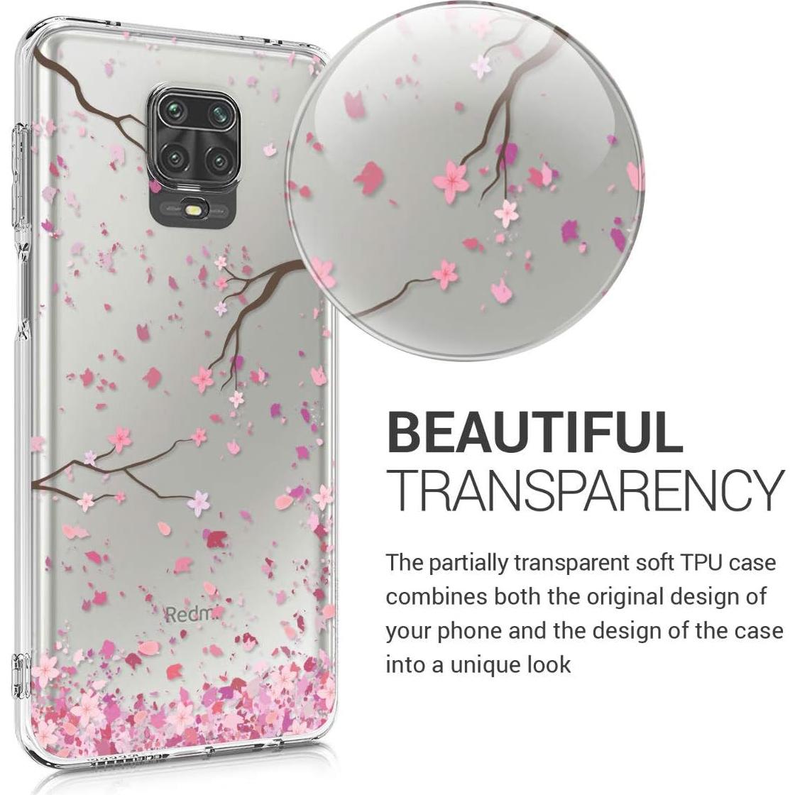 Funda Transparente TPU kwmobile para Xiaomi Redmi Note 9S/Pro