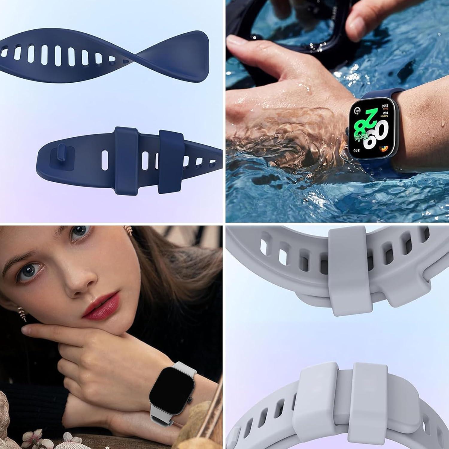 Bandas de Silicona Suave para Xiaomi Redmi Watch 4/5 - 16 Colores