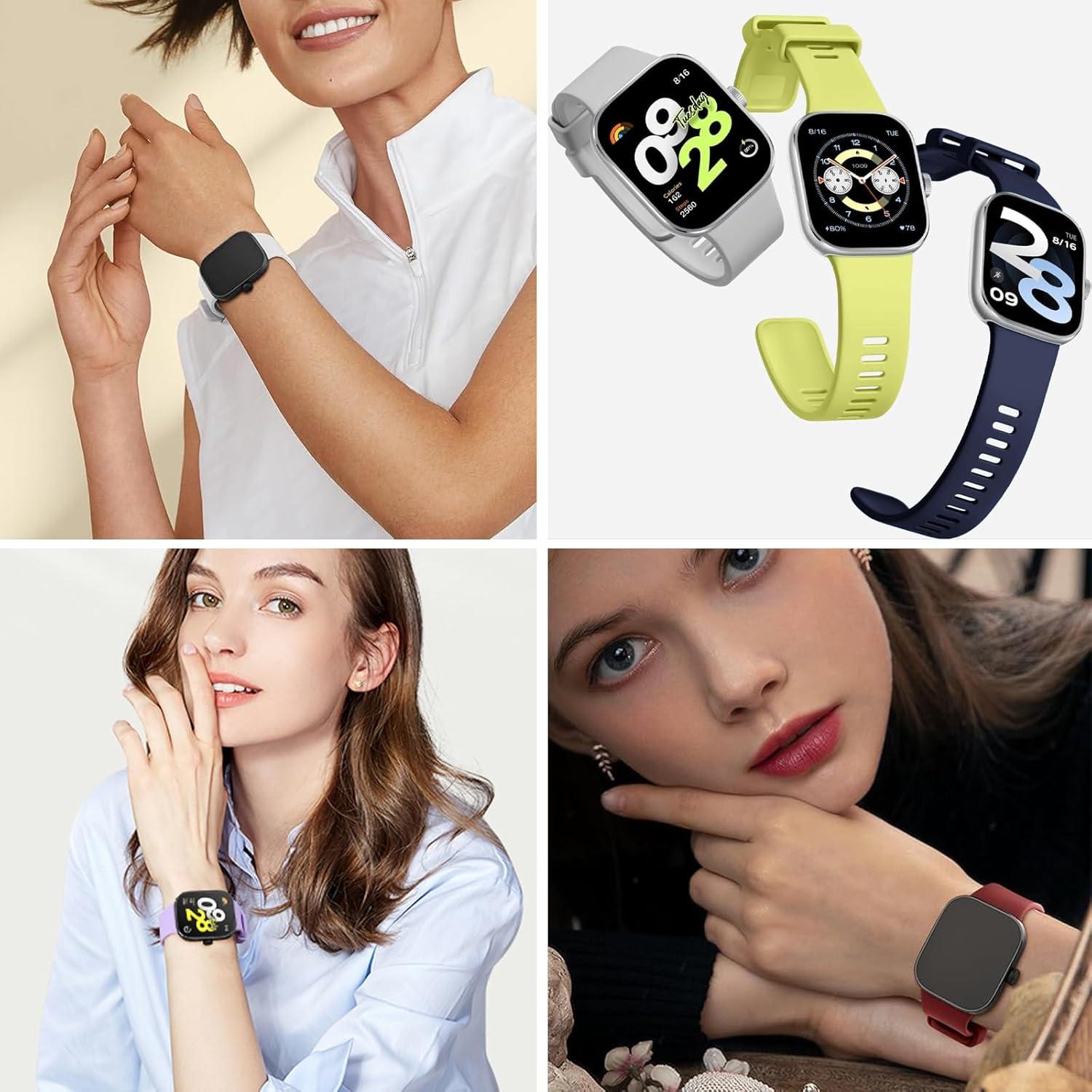 Bandas de Silicona Suave para Xiaomi Redmi Watch 4/5 - 16 Colores