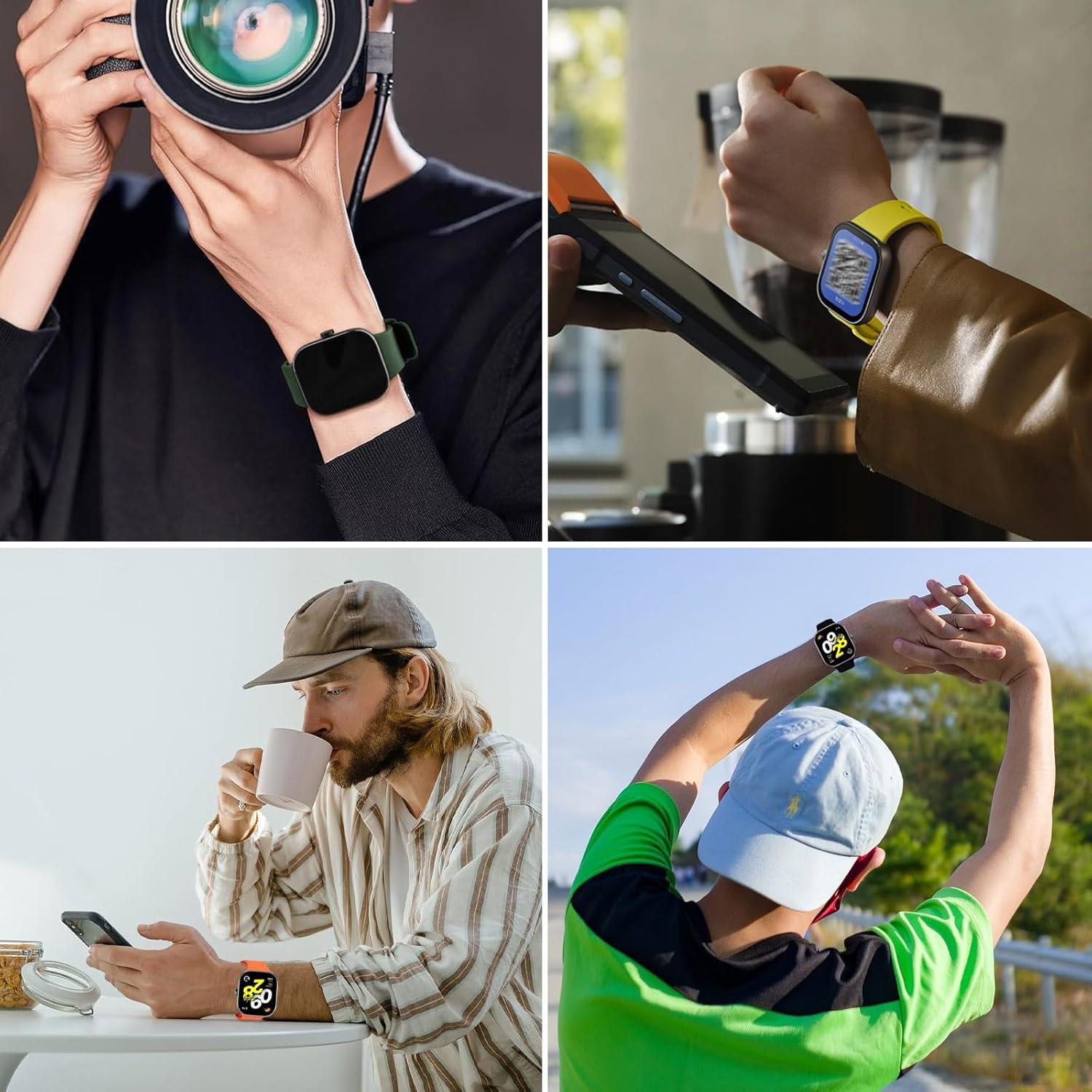 Bandas de Silicona Suave para Xiaomi Redmi Watch 4/5 - 16 Colores