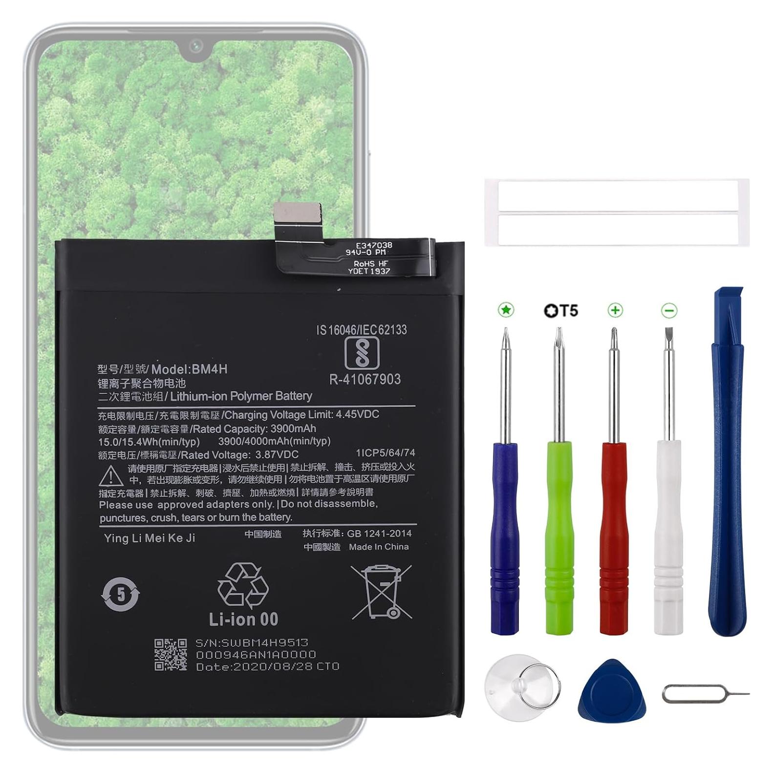 Batería recargable BM4H para Xiaomi Mi 9 Pro 5G 4000mAh