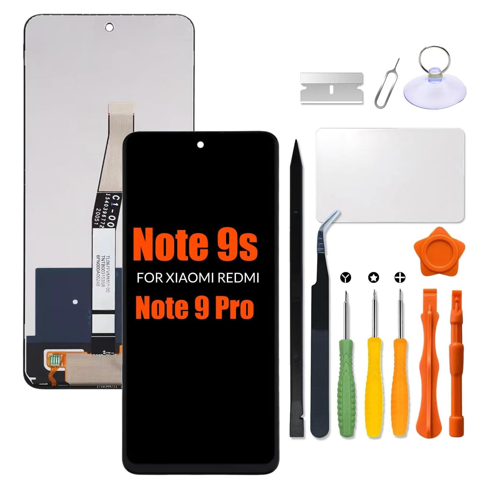 Pantalla LCD Reemplazo Xiaomi Redmi Note 9 Pro/9S 190g