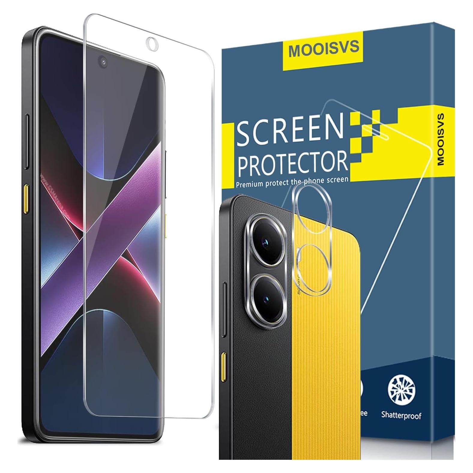 Protector de Pantalla y Lente MOOISVS para Xiaomi Poco X7 Pro