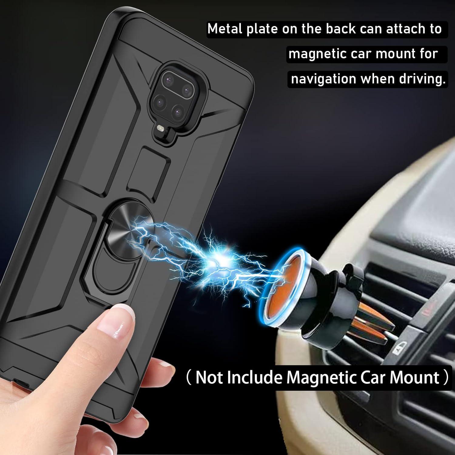 Funda Xiaomi Redmi Note 9 Pro/S 6.67" con 3 Protectores Vidrio Templado